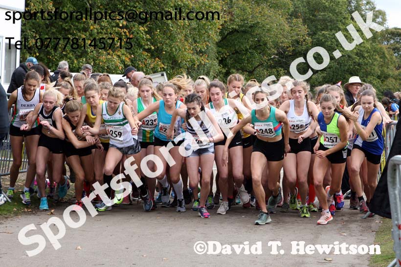 Womens under-17s 3 stage road relay, 2017 ERRA 6 and 4 Stage and Junior Relays. Photo:  David T. Hewitson/Sports for All Pics